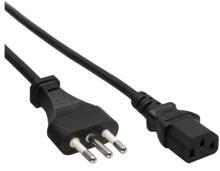 InLine Netzkabel, Netzstecker Italien auf Kaltgerätestecker C13