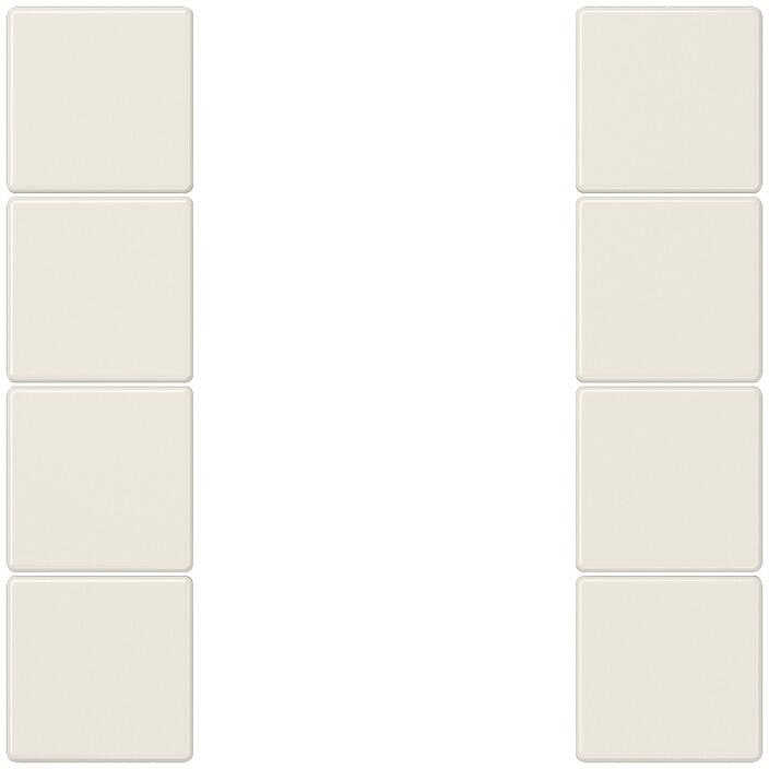 Tastensatz 4fach, komplett, cremeweiß, LS 990 & LS design, Jung LS504TSA