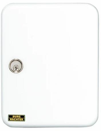 Burg Wächter CS 42 Schlüssel-Box für 42 Schlüssel, 325x310x75mm, Stahl, weiß (06330)