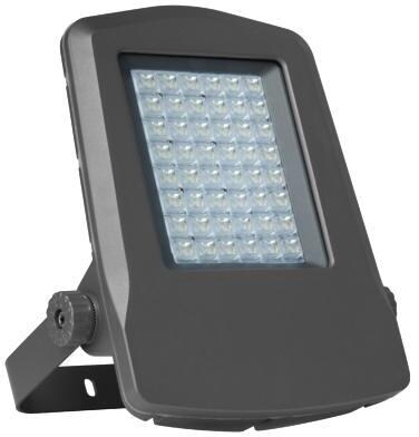 Brumberg MATRIX mini LED-Fluter, 50W, 3000K, asymmetrisch, 230V AC, 110°, IP66, schaltbar, titan matt (60804643)