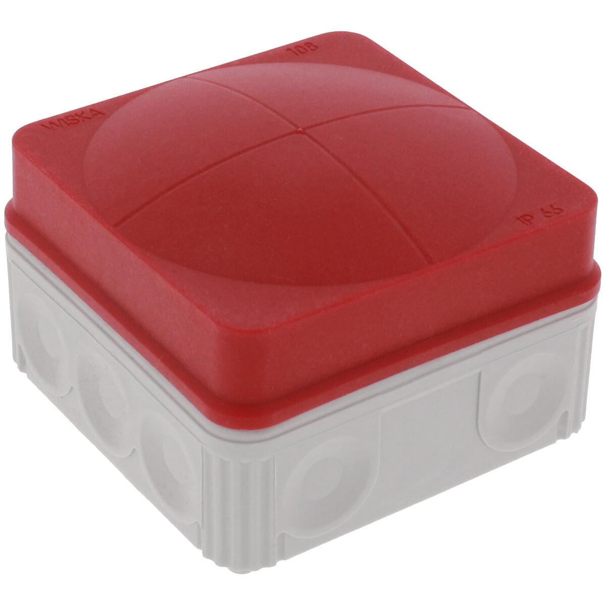 Wiska COMBI 108 LG RD Abzweigkasten 2,5mm², Deckel rot (10060632)