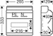 Hensel KV 9112 Automatengehäuse, 12TE, IP65, HxBxT 333x295x129 mm, grau