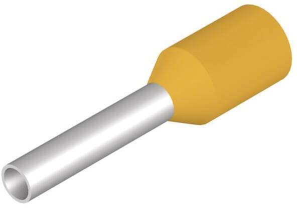 Weidmüller H1, 0/14 GE Aderendhülse, 1 mm², 8 mm, gelb, 500 Stück (0463000000)