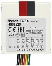 Theben TA 6 S KNX Binäreingang, 6-fach-Tasterschnittstelle, IP 20 (4969226)