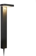 Nordlux Rica Square Solar Pollerleuchte, LED-Module, IP44, 380lm, 4,5W, Höhe 600mm, schwarz (2118178003)