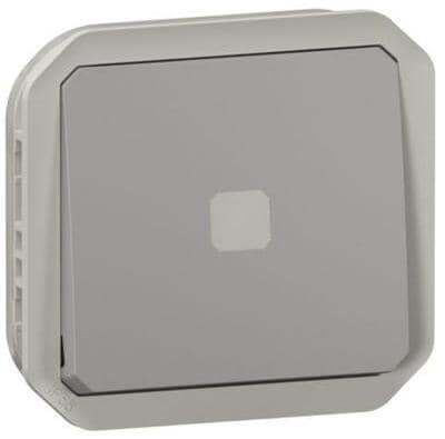 Legrand Plexo New Einsatz Zeitschalter ausschaltverzögert, beleuchtet, IP55, grau (069504L)