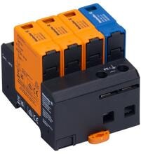 Weidmüller VPU AC I 3+1 300/12,5 LH Überspannungsabscheider, Niederspannung, Überspannungsschutz, TN-C, TN-S, TT, IT mit N, IT ohne N (2983580000)