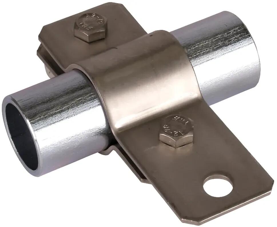 Dehn ERS 34 AB11 V2A Erdungsrohrschelle, D Ø 34mm, Anschlussbohrung D Ø 11mm, NIRO (410339)