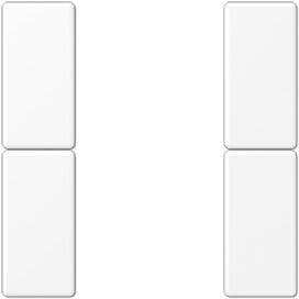 Jung A502TSAWWM Tastensatz, 2fach, F50, Serie A/AS, schneeweiß matt