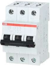 ABB S203-C10 Sicherungsautomat 6kA, 10A, 3-Polig (2CDS253001R0104)