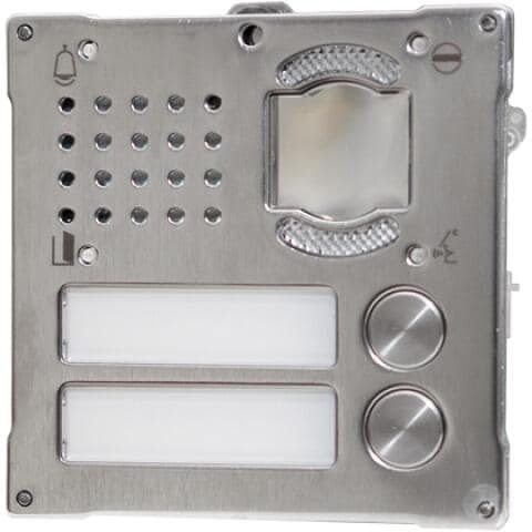Comelit 3268S/2 Lautsprecherabdeckung Video Vandalcom 2x Tasten, 106x106x5,6 mm
