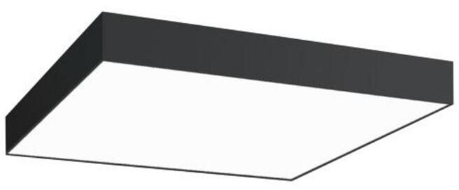 Brumberg BIRO CIRCLE Anbau-Flächenleuchte, direkt, 600x600mm, 3000K, 44W, Betriebsgerät DALI dimmbar, schwarz (13710183)