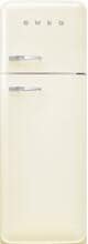 Smeg FAB30RCR6 50"s Style Retro Stand Kühl-Gefrierkombination, 60 cm breit, 294 L, Multiflow, Rechtsanschlag, creme
