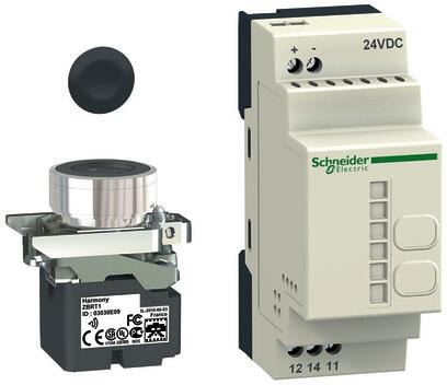 Schneider Electric XB4RFB01 Funktaster mit Frontelement, 22 mm