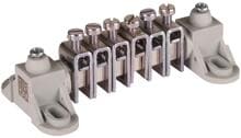Dehn PAS 6RK OH Potentialausgleichschiene ohne Abdeckung, 6x 2,5-25mm², Miniausführung (563105)