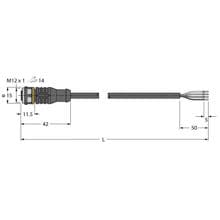 Turck RKC4.4T-10/TXL Aktuator- und Sensorleitung PUR Anschlussleitung (3880250)