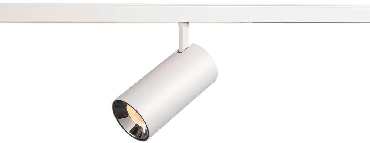SLV 48V TRACK NUMINOS S DALI, Spot, weiß / chrom, 16W, 980lm, 2700K, CRI90, 55° (1006722)