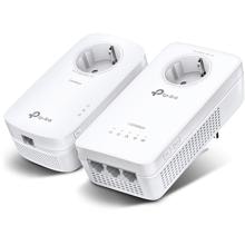 TP-Link TL-WPA8631P KIT Wi-Fi Adapterkit, AV1300-AC1200-Gigabit-WLAN-Powerline-KIT mit Steckdose, weiß