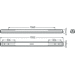 Trilux Feuchtraum-Anbauleuchte OLEVEONF 15 B 6000-840 ET PC, lichtgrau (7125040)