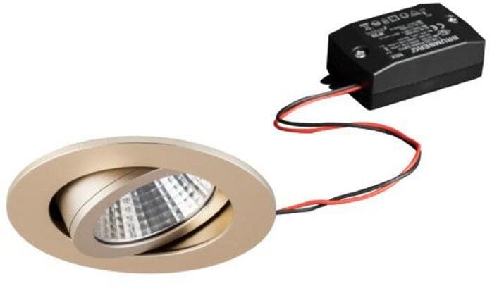 Brumberg LED-Einbaustrahlerset schaltbar, 6W, 680lm, 3000K, champagner matt (38143633)
