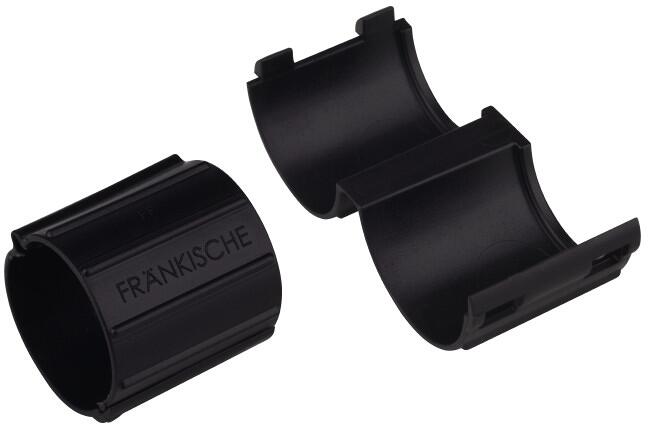 Fränkische E-Ku-ET-UV 25 Kunststoff-Endtüllen (25998025), schwarz, 25 mm, 100 Stck.