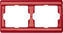 Berker 13630062 Rahmen, 2fach, waagerecht, Arsys, rot glänzend