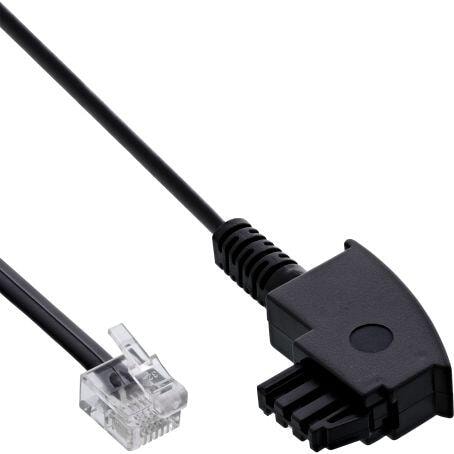 InLine TAE-F Kabel, für DSL Splitter, TAE-F ST an Western 6/2 DEC ST, 20m (18620)