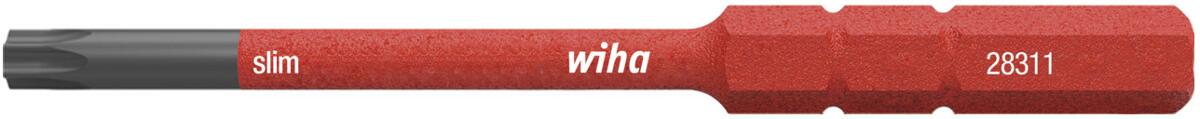 Wiha 283115 Bit slimBit electric TORX VDE Schraubendreher, 75mm, T20 (35509)