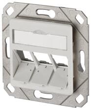 METZ CONNECT Keystone Anschlussdose UP 3 Port, unbestückt, reinweiß (130B20D31102KE)