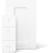 Philips Hue White Ambiance Buckram LED Viererspot, Dimmschalter, GU10, 20W, 1400lm, 4000K, schwarz (929003048301)