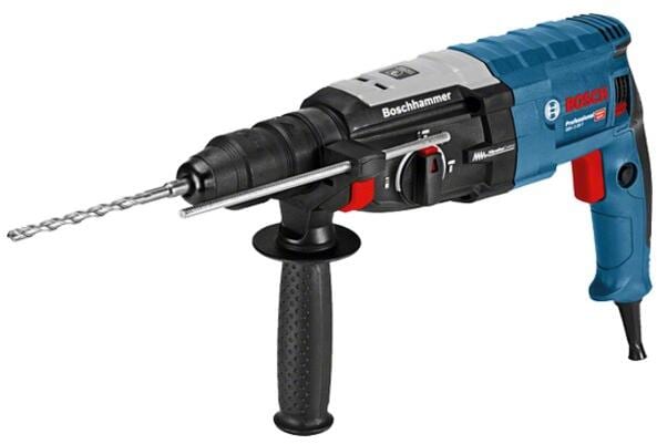 Bosch GBH 2-28 F Professional Bohrhammer mit SDS plus, 880W, 3,2 J, mit Zusatzhandgriff, L-BOXX, blau (0611267601)