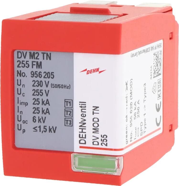 Dehn DV MOD TN 255 Schutzmodul Kombiableiter Typ1+2+3 zweipolig für DV M2 TN 255 FM (956020)
