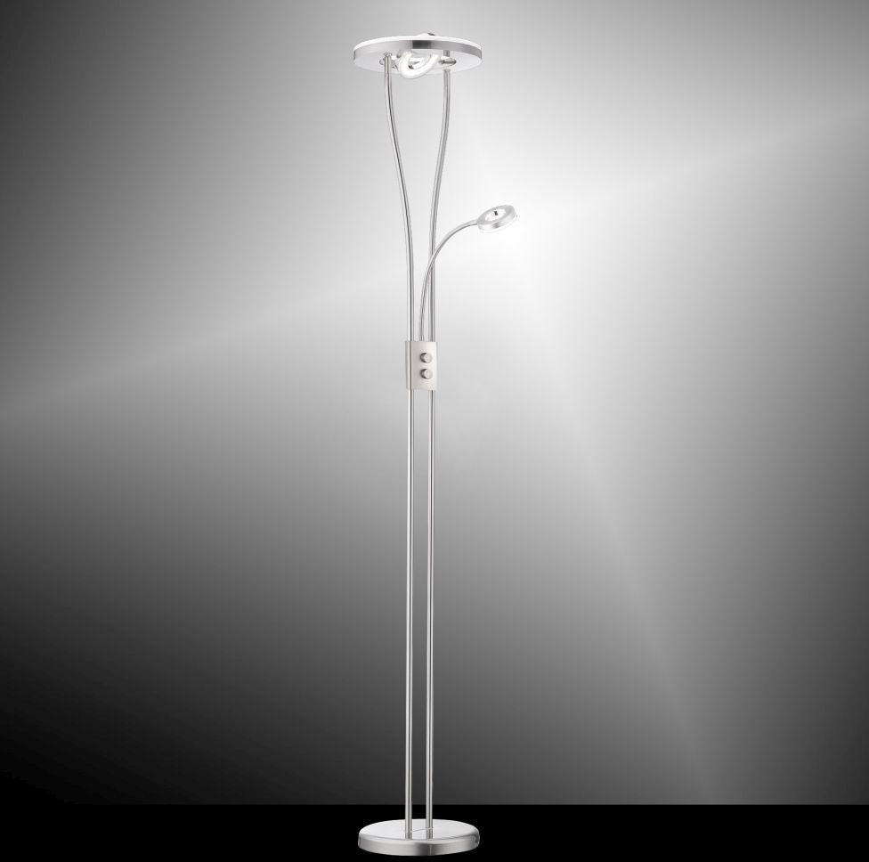 LeuchtenDirekt LED Deckenfluter mit 24W, Elektroshop (11778-55) Leseleuchte, 2500lm Wagner