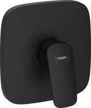 hansgrohe Logis Einhebel-Duscharmatur Unterputz für iBox universal, Messing, 29,3 l/min, Mattschwarz (71605670)