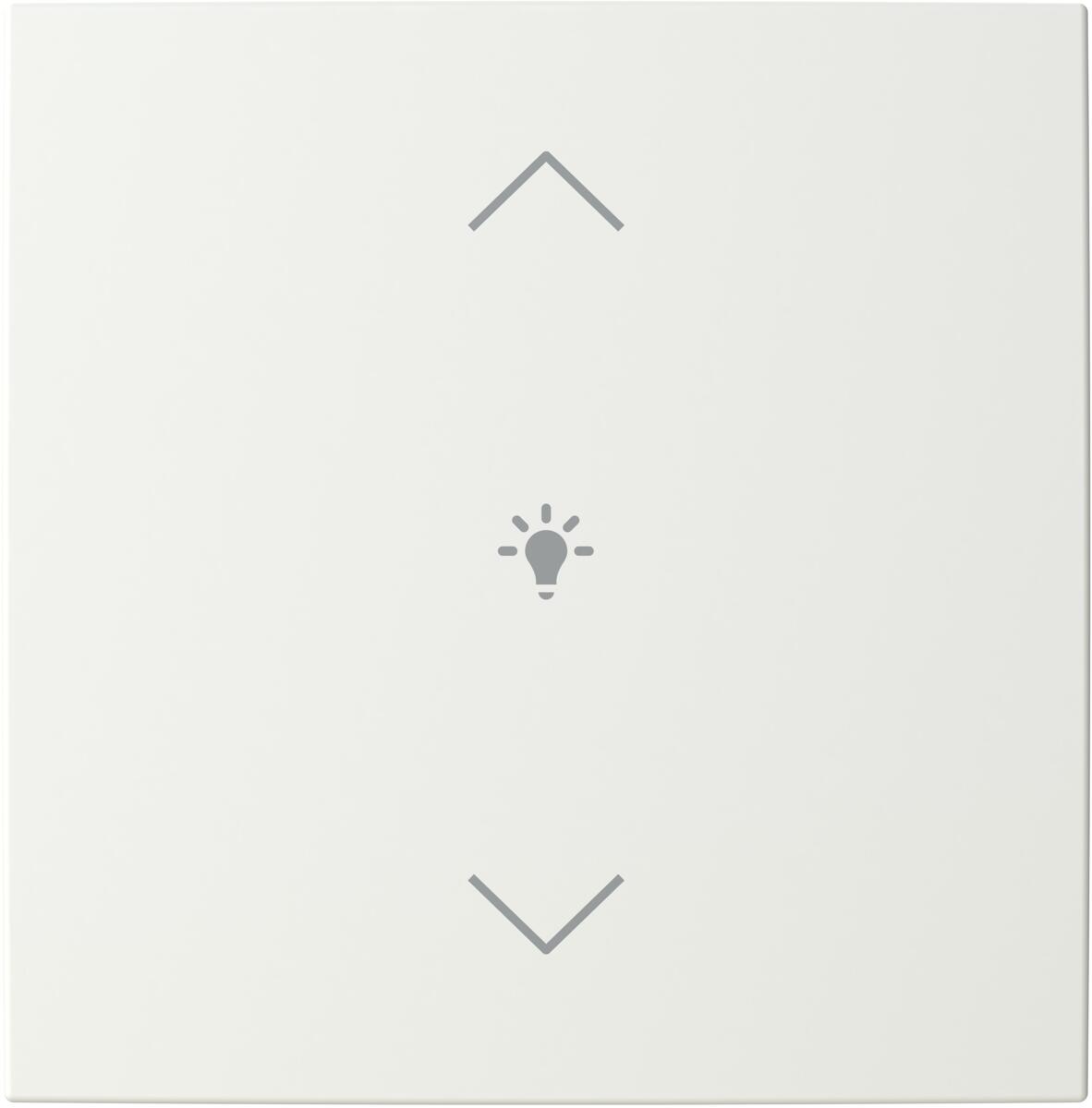 Busch-Jaeger LFDW/A.1.55.11-914 Wippe für Keypad, Busch-balance SI, 1-fach, Symbol Dimmen, alpinweiß (2CKA006199A0335)