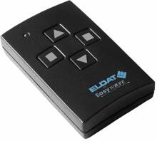 ELDAT RT30E5001-01-22K Handsender 1-Kanal, 1x AUF/STOPP/ZU schwarz glänzend