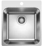 Blanco Supra 400-IF/A R12 ohne Ablauffernbedienung, Edelstahl Bürstfinish (526352)
