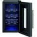 ProfiCook PC-WK 1232 Glastürkühlschrank, 23L, 26cm breit, Anti-Vibrationssystem, Thermoelektrische Kühlung, schwarz