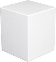 EVN Quaderleuchte, Ø: 50cm, IP55, E27, max. 25W, 3m Zuleitung mit Konturenstecker, inkl. Alu-Erdspieß, weiß (KAQ5001)