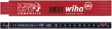 Wiha 4102005 Longlife Plus Composite Gliedermaßstab, 2m, 10 Stück (37067)