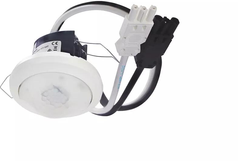 Theben thePassa P360-101 GST Präsenzmelder (PIR) Korridormelder, Deckenmontage innen, 360° rechteckig, Kabel und Wieland GST18 Stecker, 1 Kanal Licht,