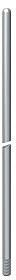 OBO Bettermann 101/ALU Fangstange mit Gewinde (5401801), 1500 mm