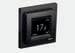 Devi DEVIregTouch, UP Uhren-Thermostat, 16A, 230V, mit Rahmen, schwarz (140F1069)