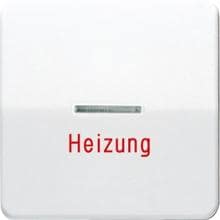 JUNG CD590HWW Wippe mit Lichtleiter und Aufschrift "Heizung", alpinweiß