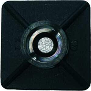 Protec.class PKB-BS schwarz Befestigungssockel kl. 27x27mm (05100830), 100 Stck.