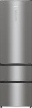 Hisense RM469N4ACD Stand Kühl-Gefrierkombination, 60 cm breit, 368 L, Total no Frost, CrispZone mit Feuchteregler, Eco-Modus, Edelstahl dunkelgrau