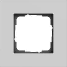 Gira 0211405 Abdeckrahmen Esprit, 1fach, Aluminium, Grau matt (lackiert)