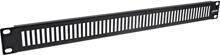 InLine 19" Blindplatte perforiert, 1HE, RAL 9005 schwarz (19111F)