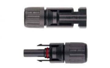 Victron Solar Steckerpaar MC4, 1xStecker/1xBuchse, schwarz (SCA520300000)