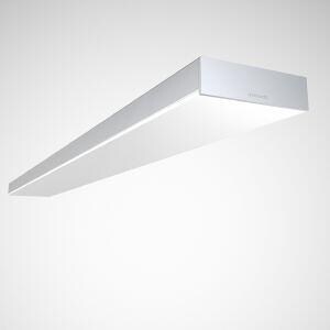 Trilux Rechteckige LED-Deckenanbauleuchte Opendo D1-L PW19 36-840 ET 03, silber (7744440)